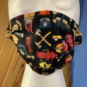 Face mask-Fireman print